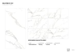 Azulejos de porcelana ultra brillantes de alta calidad, tamaño 600x1200, azulejos grandes para pisos y paredes para interiores de lujo - Product Image 5