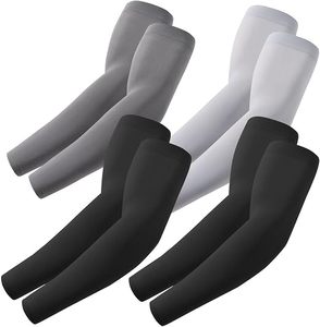 Solid Color <b>Arm</b> <b>Sleeves</b> Full <b>Sleeve</b> UPF50+ Sun Protection for Women Cycling Running Training <b>Compression</b> Cooling <b>Sleeve</b> - Product Image 1