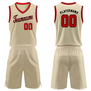 Ensemble d'uniformes de basketball personnalisés, prix de gros, couleur au choix, 100% polyester, nouveau design, vêtements de sport imprimés - Product Image 4