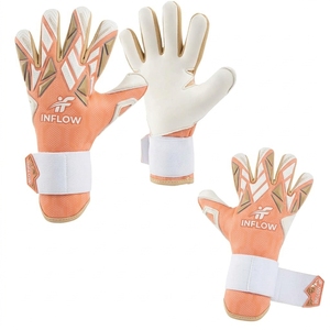 Gants de gardien de but Inflow OPERA Longueur Orange Blanc Plumes de dinde Durables Anti-boulochage Tendance Sports de plein air Cyclisme - Product Image 1