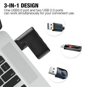3 porte ad alta velocità USB 3.0 Multi HUB Splitter Desktop PC Laptop adattatore di espansione per il trasferimento dati più veloce - Product Image 2