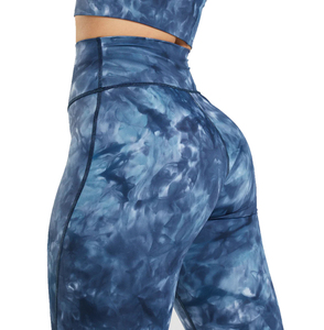 Legging de sport pour femme en coton et élasthanne, taille haute, avec cordon de serrage, compression, écologique, séchage rapide, Haus Industries - Product Image 5