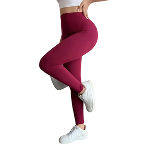 Professional High Waist Knitted Women Leggings for Training & Lifestyle Wear-Breathable Quick Dry Sporty Style - Product Image 1