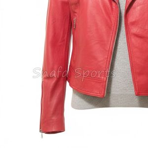 women leather <b>jacket</b> elegant look perfect for <b>evening</b> events parties and premium fashion styling <b>Ladies</b> Leather <b>Jackets</b> - Product Image 4