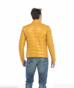 Veste en cuir de haute qualité pour hommes, très élégante et stylée - Product Image 3