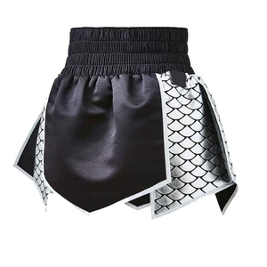 Nouveau short de boxe professionnel pour hommes, avec cordon de serrage à la taille, lavable, extensible, doux, résistant à la transpiration, pour l'entraînement au combat et le sparring - Product Image 3