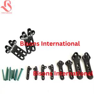 BISONS Wholesale 3.5mm <b>Titanium</b> TPLO Locking <b>Plate</b> and Screws 55mm Length Reusable Veterinary Orthopedic Implant - Product Image 1