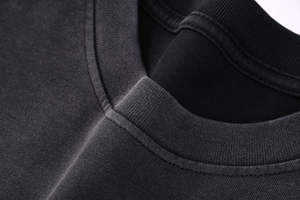 T-shirt unisexe graphique délavé à l'acide, motif uni tendance, 100 % coton, coupe oversize, design vintage pour homme, idéal pour l'été - Product Image 3