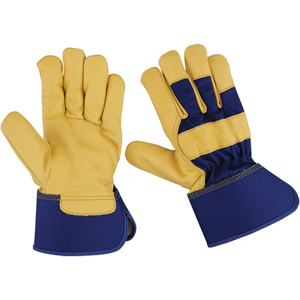 Gants de travail personnalisables en cuir de vachette résistant à la chaleur Vantrex Industries pour hommes et femmes, niveau de protection ANSI/ISEA 1 pour le pouce, vente en gros à prix réduit - Product Image 1