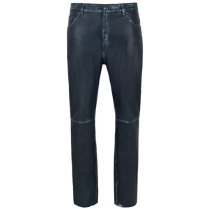 Pantalones de Cuero Napa 100% Genuino Personalizados, Pantalones de Motociclista Estilo Vaquero para Hombre, Pantalones de Cuero Real de Primera Calidad para Motociclistas - Product Image 4