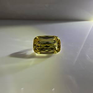 2ct VS1 Fancy Yellow <b>Rectangular</b> <b>Cushion</b> Mixed Cut IGI Certified Lab Grown Loose Diamond - Product Image 3
