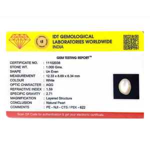 Natural Keshi Pearl 5 Carat Loose Gemstone for Fine Jewelry Brilliant Cut 14-22mm - Product Image 4