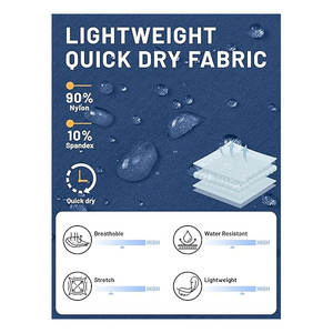 Pantalones Cortos Deportivos Personalizados de Secado Rápido, Transpirables, Sólidos, Impermeables para Hombre, para Senderismo, Pesca, con Múltiples Bolsillos, Casuales, de Verano - Product Image 6