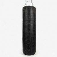 Sac de boxe en cuir en gros, en stock, haute qualité, robuste, professionnel, suspendu, logo et couleur personnalisés