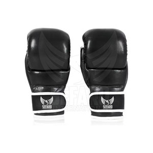 ถุงมือฝึกซ้อม MMA คุณภาพสูงราคาถูก ผลิตในปากีสถาน ถุงมือฝึกซ้อม MMA หนังแท้ สวมใส่สบาย - Product Image 4