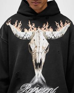 Men's <b>Custom</b> Screen Printing Pullover Hoodie Premium Cotton Fleece Casual Men's Sweatshirt With <b>Custom</b> Logo Supplier OEM - Product Image 3