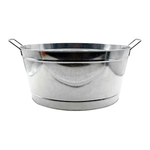 Hielera de Acero Inoxidable con Acabado Pulido Premium, Enfriador de Vino, Tina para Cerveza para Fiestas, Eventos y Almacenamiento de Bebidas - Product Image 6