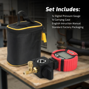 Manómetro Digital Compacto de Un Solo Manifold - Probador de Presión Alta, de -14.5 a 800 PSI, 88 Refrigerantes Disponibles para HVAC y Aire Acondicionado Automotriz - Product Image 2