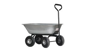 Material Transport Dump <b>Trolley</b> – Heavy Duty Metal <b>Cart</b> for Industrial Applications - Product Image 4