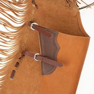 Chaps de ferrier en daim personnalisés, robustes, réglables, pour le protection des jambes lors du sablage des sabots, équipement de travail de protection pour fermeurs - Product Image 5