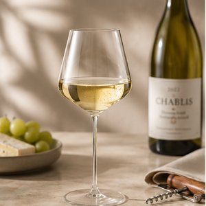 Verres à vin en borosilicate faits à la main de 350 ml, sans plomb, transparents, à pied, pour vin rouge et blanc, réutilisables, vente en gros - Product Image 1