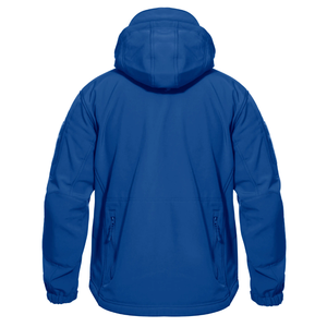 Men's Winter Thick Zipper Canvas Windbreaker Hooded <b>Quilted</b> <b>Jacket</b> Waterproof Breathable <b>Pattern</b> for Cycling Running OEM Service - Product Image 3