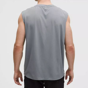 เสื้อกล้ามผู้ชายสไตล์สมาร์ทแคชชวล ระบายอากาศได้ดี น้ำหนักเบา ผลิตจากโพลีเอสเตอร์/ผ้าฝ้าย ขายดี มีจำหน่ายราคาส่ง - Product Image 3