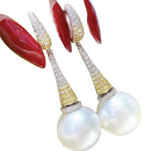 ต่างหูมุกธรรมชาติขนาด 10-11 มม. หรูหรา ประดับด้วยงานฝีมือประณีตด้วยทอง K-Gold ของขวัญที่สมบูรณ์แบบ - Product Image 5