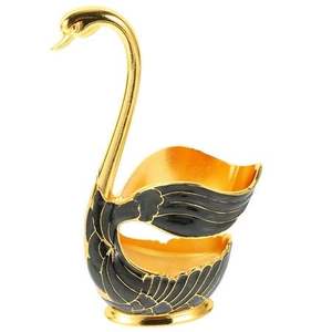 Porta cubiertos de lujo, organizador de cocina moderno, soporte para guardar cubiertos, decoración de cisne de acero inoxidable - Product Image 3