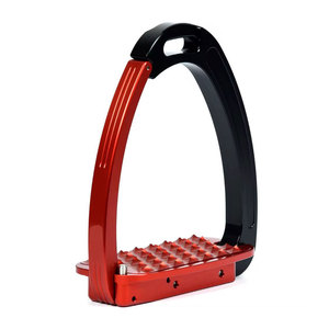 Estribos de seguridad superiores con bloqueo, de aluminio y acero inoxidable, de apertura rápida, color sólido, para caballo de montura australiana - Product Image 1