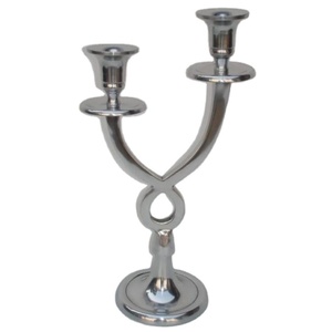 Alta venta 2 rama religiosa Judaica Hanukkah Menorah para decoración de mesa - Product Image 1