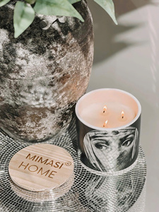 เทียนมะพร้าวอโรมาเธอราพีที่ทันสมัยในโถเซรามิกฉลากส่วนตัวสำหรับสปาเพื่อสุขภาพของขวัญครบรอบ - Product Image 6