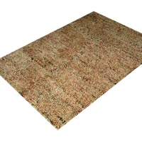 Conjunto de alfombra de sala de estar de seda de bambú anudada a mano persa Vintage alfombra elegante para decoración del hogar