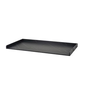 Piano d'appoggio in marmo 54 x 27,5 pollici per lavatrice/asciugatrice con 2 ganci, resistente all'acqua, per organizzazione e stoccaggio domestico - Product Image 1