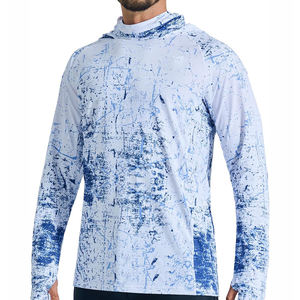 Chemise de pêche à manches longues pour homme en polyester, sublimation, tie-dye, à séchage rapide, UPF 50, haut de sport d'extérieur - Product Image 5