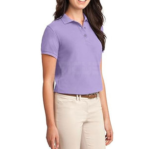 Polo pour femme en marque privée, confortable et léger, coupe ample, à prix abordable - Product Image 4