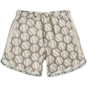 Shorts d'uniforme de baseball personnalisés pour équipe, taille mi-haute, en maille, écologiques, séchage rapide, respirants, personnalisation OEM ODM - Product Image 2
