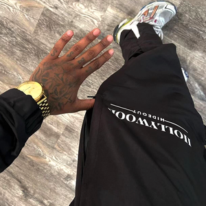 Ensemble de survêtement coupe-vent personnalisé unisexe de haute qualité pour hommes et femmes, vêtements d'entraînement de gym - Product Image 5