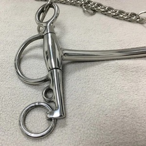 สแตนเลสสตีล Mullen ปากยาว Pelham บิตม้าบิตกับ Chain13.5cm ขอบ - Product Image 6