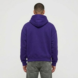 Sudadera con Capucha de Lujo para Hombre, Gruesa, de Mezcla de Algodón, Estilo Urbano Oversize, Cómoda, de Corte Relajado, Esencial para Invierno - Product Image 6