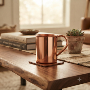 Vente en gros de tasses à Moscow Mule en cuivre pur, fabriquées à la main, pour cocktails, bière, café, boissons, articles de bar haut de gamme, fournisseur d'usine OEM ODM - Product Image 2