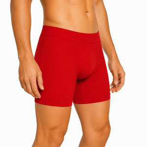 Calzoncillos bóxer para hombre, transpirables, elásticos, de spandex, de secado rápido, cómodos, con cintura elástica, bolsa de soporte, lisos, deportivos, personalizables. - Product Image 3