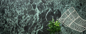 Losa Sinterizada Laminam Italia 1200x3000, Piedra Artificial Verde Alpi Martillada, 5mm, Directo de Fábrica, Personalizada para Dormitorio y Exterior - Product Image 5