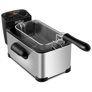 Friggitrice Elettrica da 3,2 Qt in Acciaio Inox, Capacità 6L, con Timer, Friggitrice ad Aria per Uso Domestico - Product Image 5