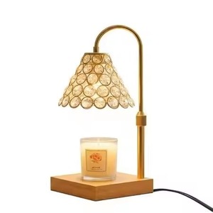 Aromatherapy Wax Melting Minimalist Solid Wood Table Lamp with Ambient <b>Light</b> Smokeless Birthday Gift Candle warmer lamp - Product Image 4