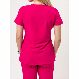 Ensembles d'uniformes médicaux à col montant et manches courtes, personnalisables, pour hommes et femmes, vente en gros, pour hôpitaux, médecins et infirmières - Product Image 4