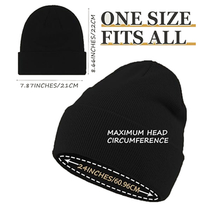 Bonnet en tricot personnalisé avec logo, doublure en satin de soie pour femme - Product Image 4
