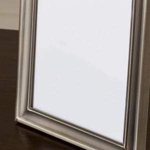 Rectangular Metal Photo <b>Frame</b> Vertical Design Silver Finish - Product Image 3