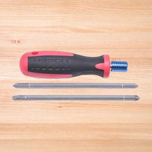 Tournevis multifonction 18-en-1 avec lame double interchangeable, pointe antidérapante et magnétique - Product Image 1