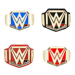 Cinturón de Campeonato Mundial de Peso Pesado Unisex de la WWE, Acero Inoxidable, Ecológico, Resistente al Agua, Logotipo Personalizado, Talla Adulto, ANAAIF - Product Image 3
